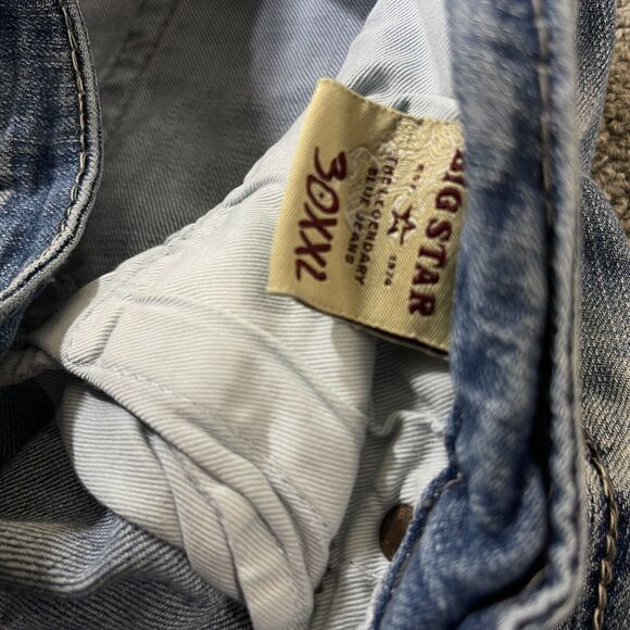 Big Star LIV Jeans Womens 30XXL Blue Low Rise Boot Cut Distressed 30 XXL - Picture 5 of 13